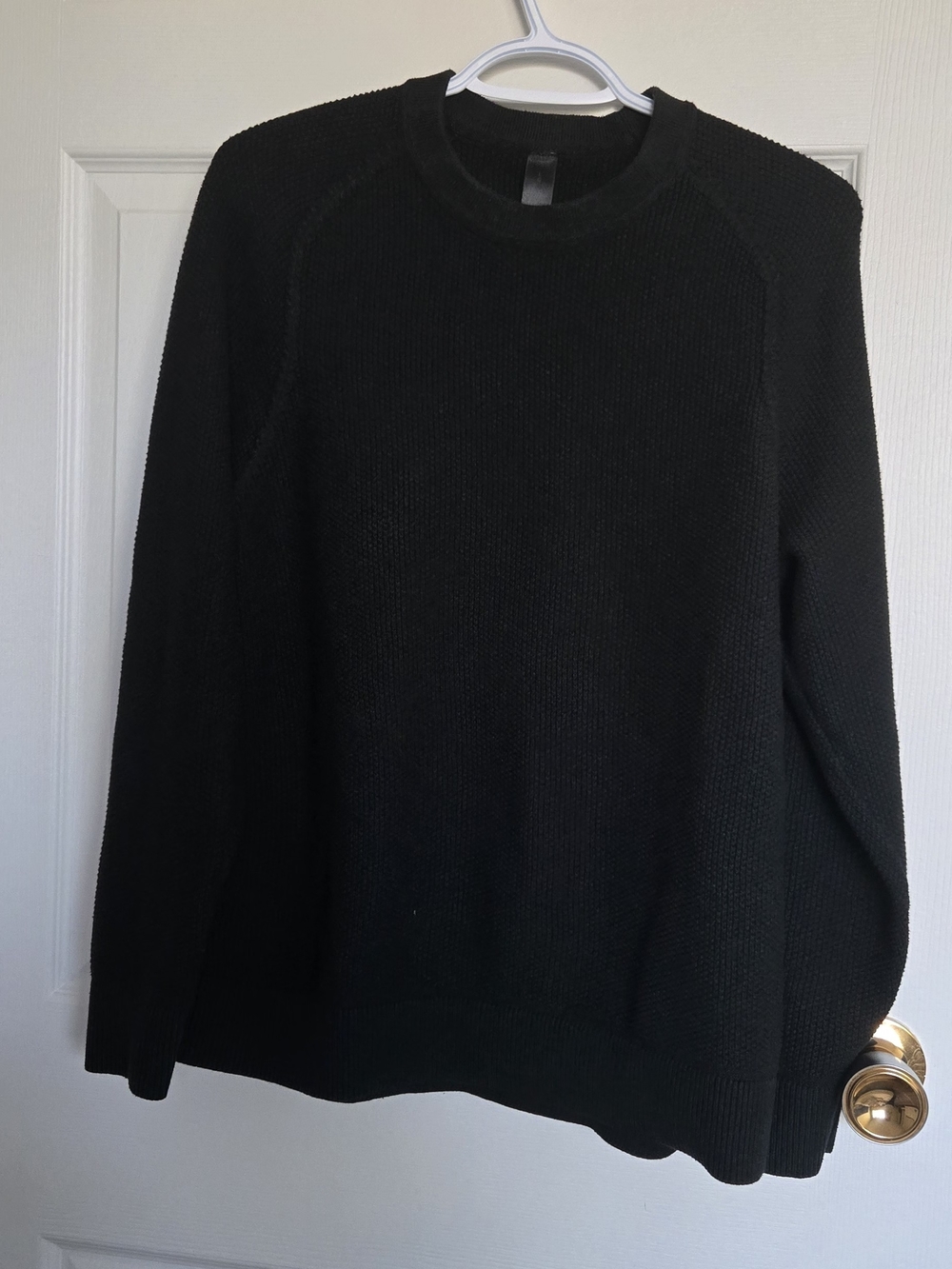 lululemon mens athletica Black Crewneck Sweater